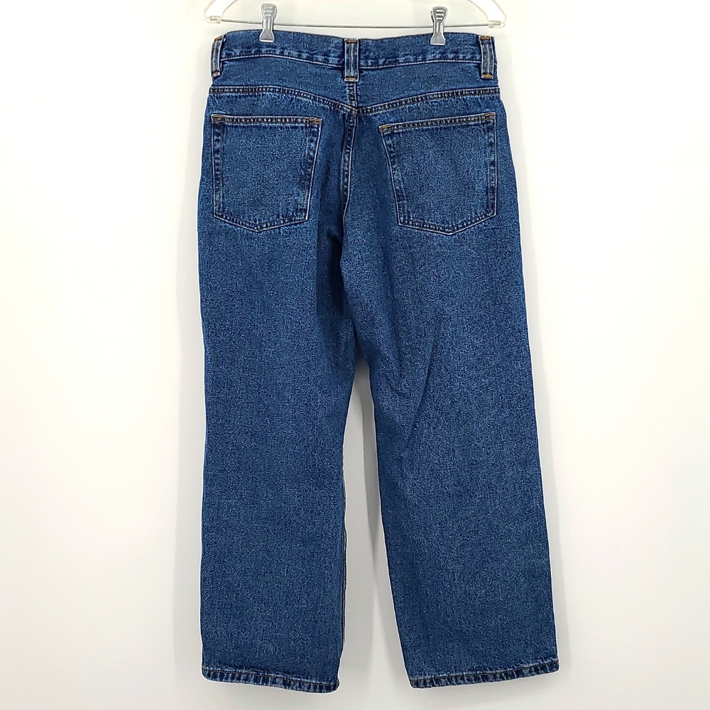 Blue Mountain 34x30 Blue denim work jeans outdoor casual pants comfortable - Picture 2 of 4